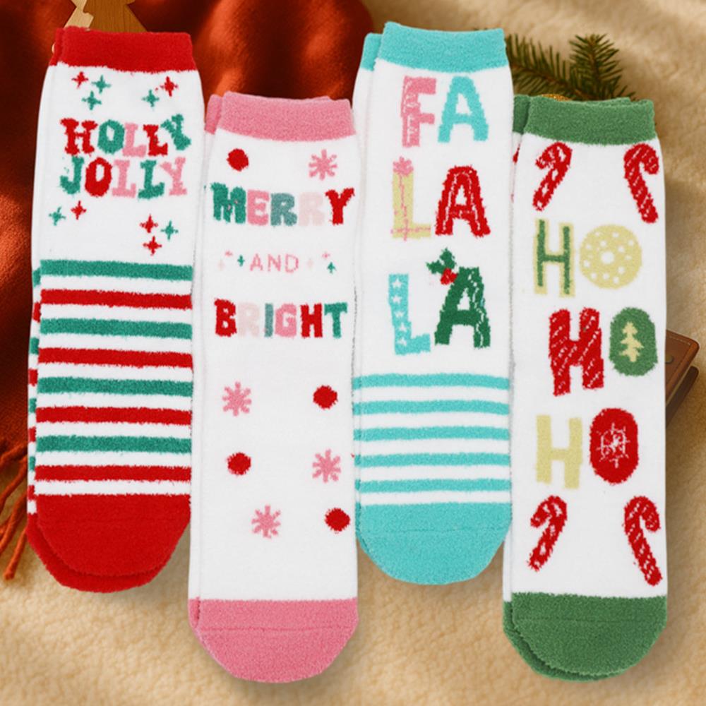 Holiday Fuzzy Socks