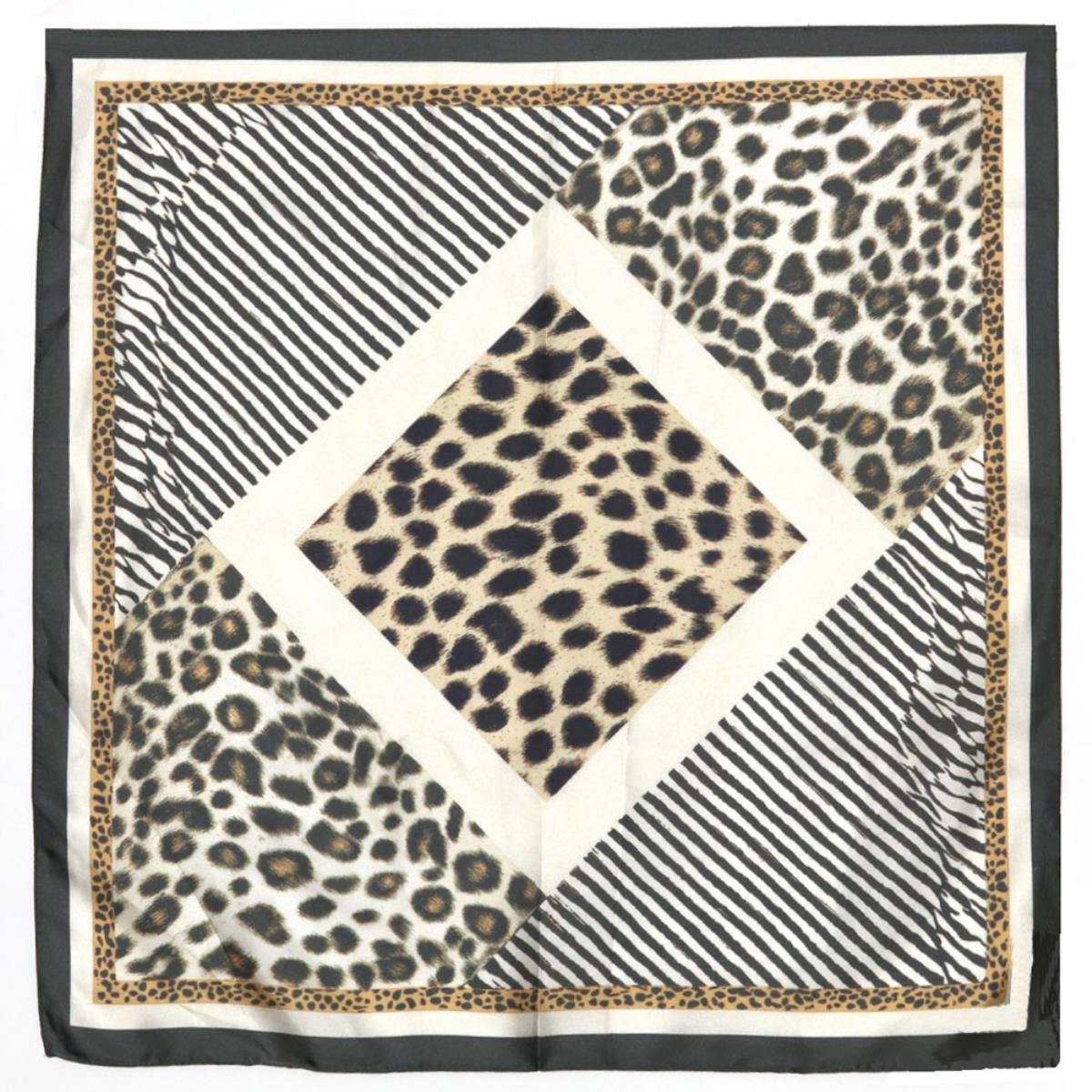 Animal Print Square Bandana