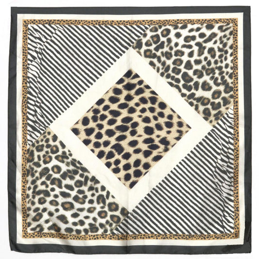 Animal Print Square Bandana
