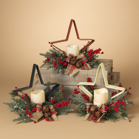 Metal Star Candle Holder