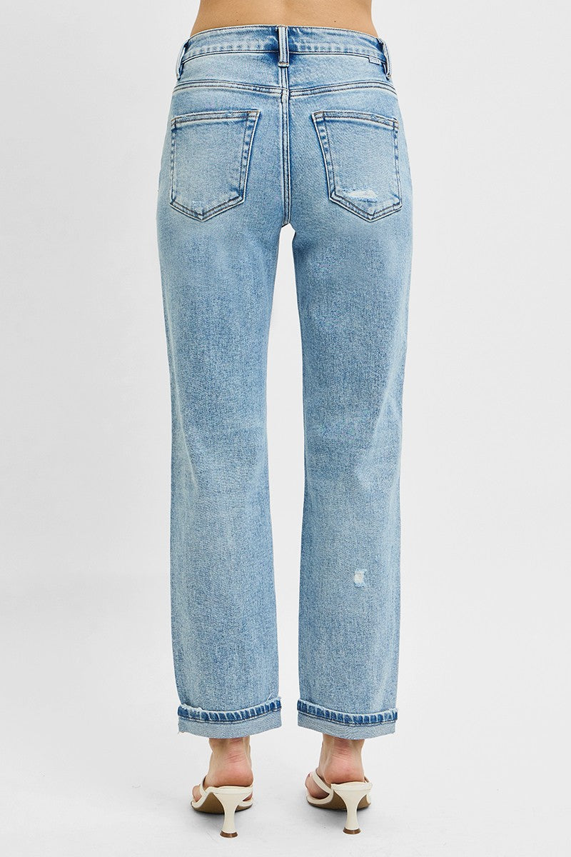 Risen High Rise Boyfriend Jeans