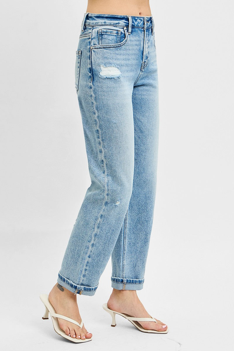 Risen High Rise Boyfriend Jeans