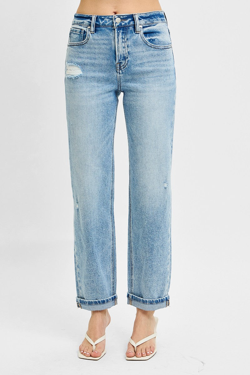 Risen High Rise Boyfriend Jeans