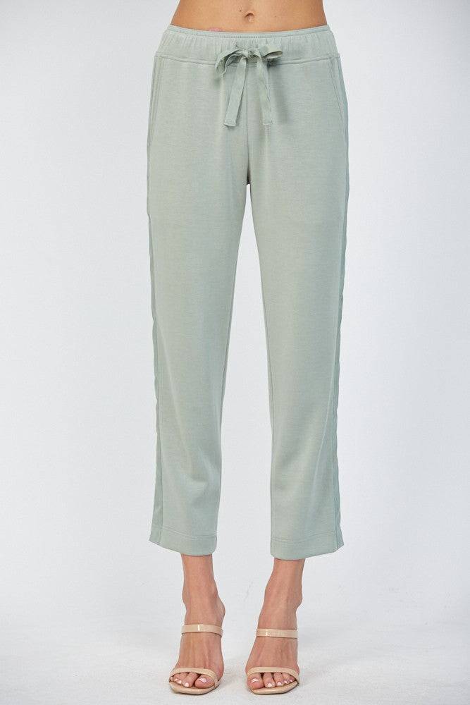 Satin Trim Lounge Pants