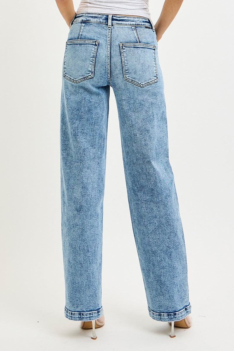 Patch Pocket Relaxed Jeans