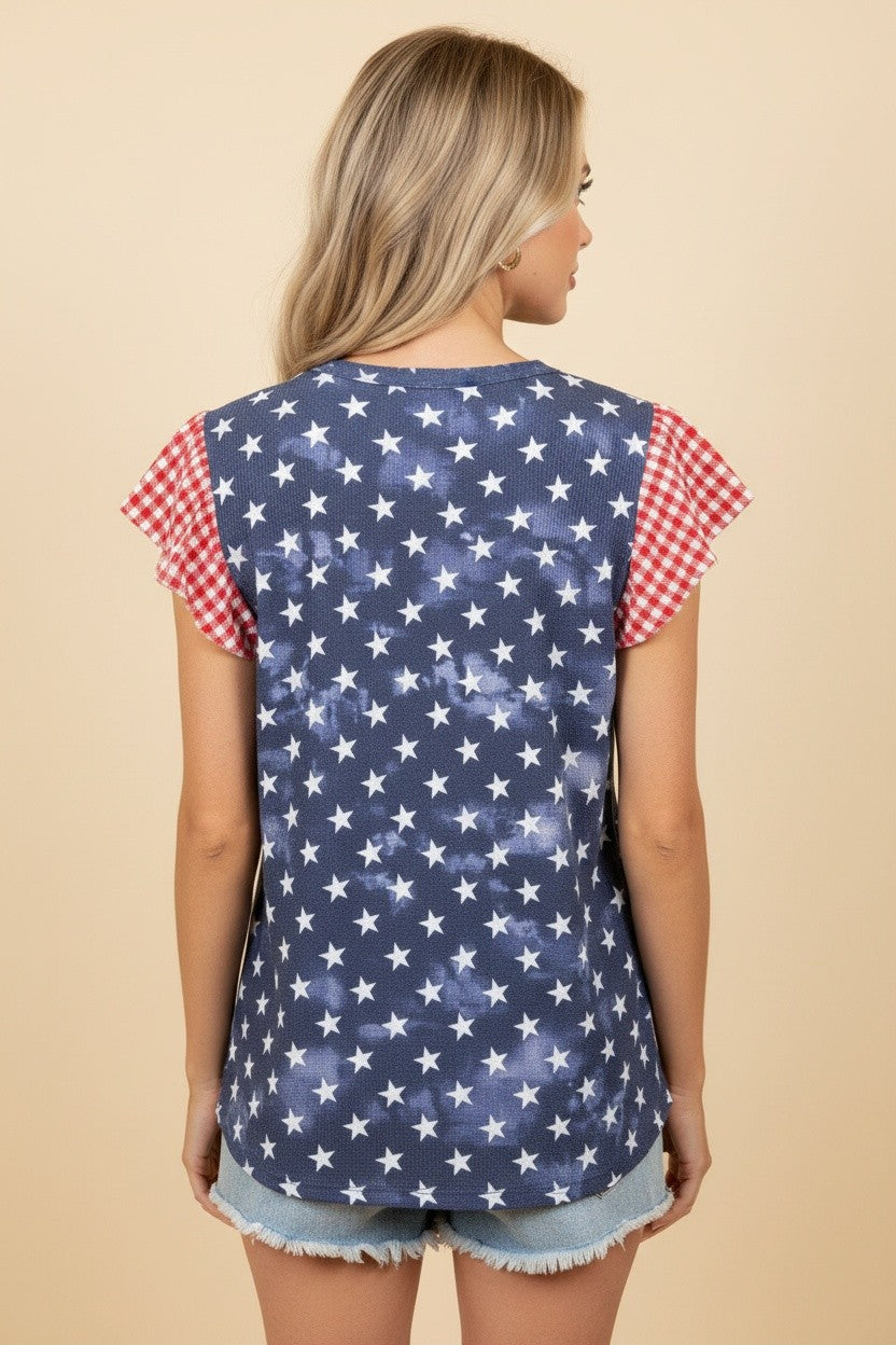 Red, White and Blue Shirt