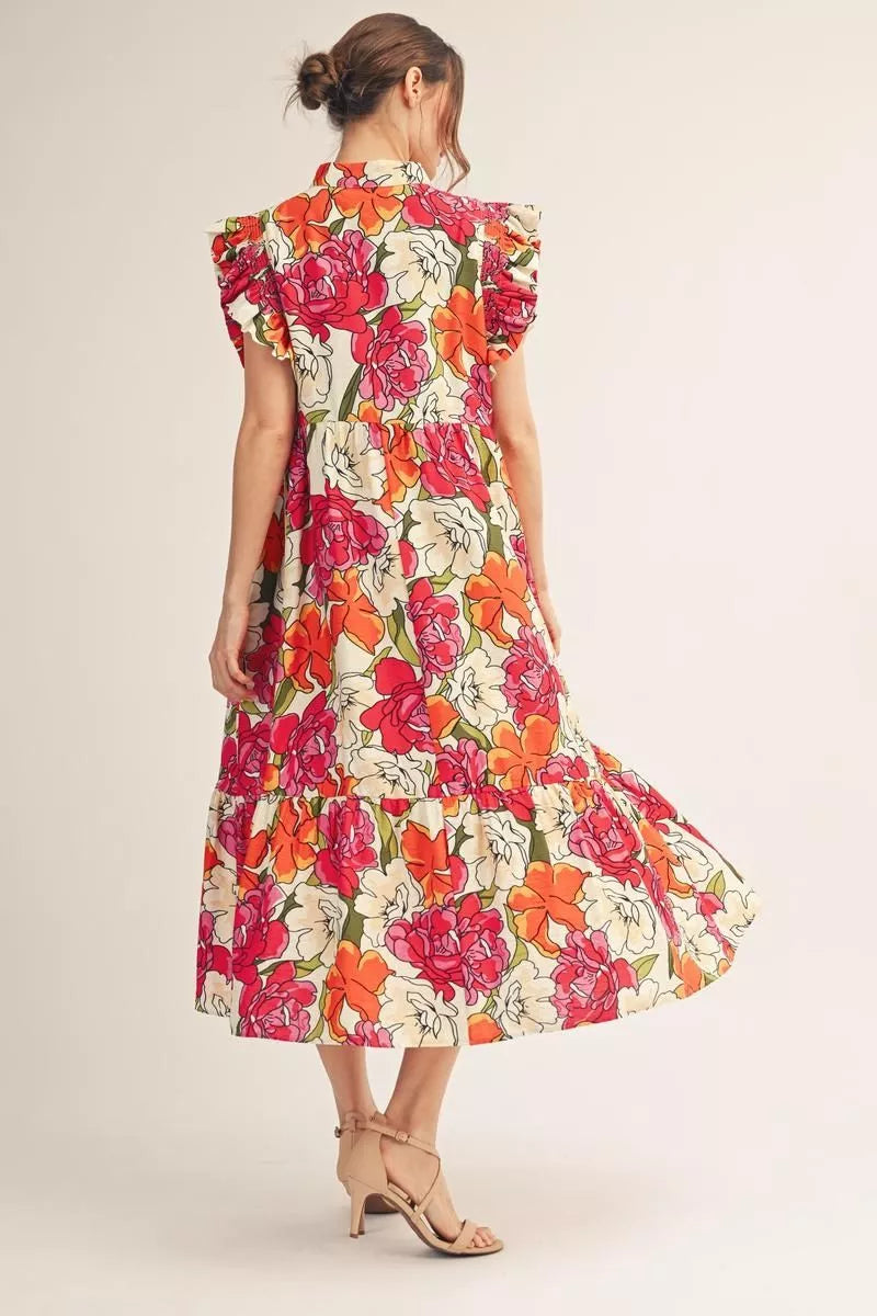 Floral Midi Dress