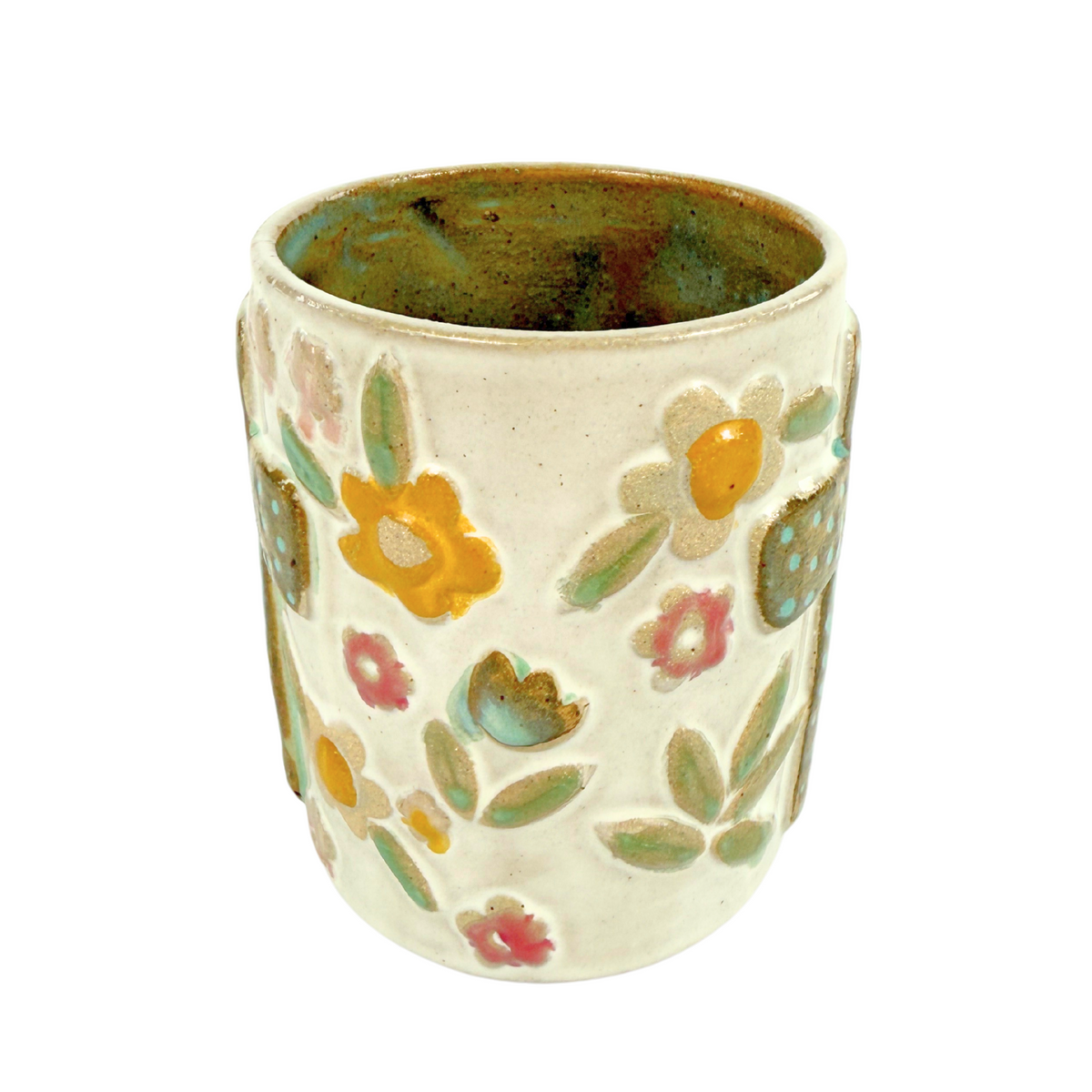 Cross and Flowers Mug