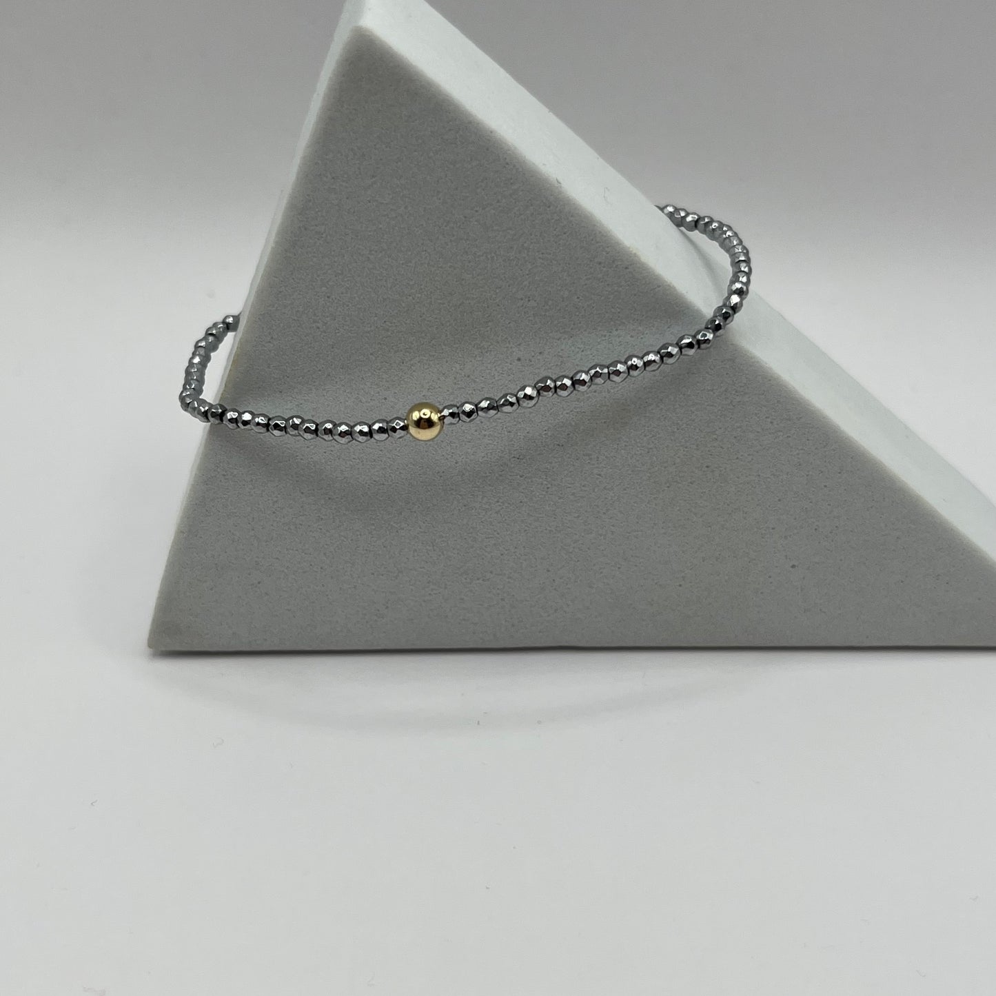 enewton 2mm Silver Hematite Bracelet