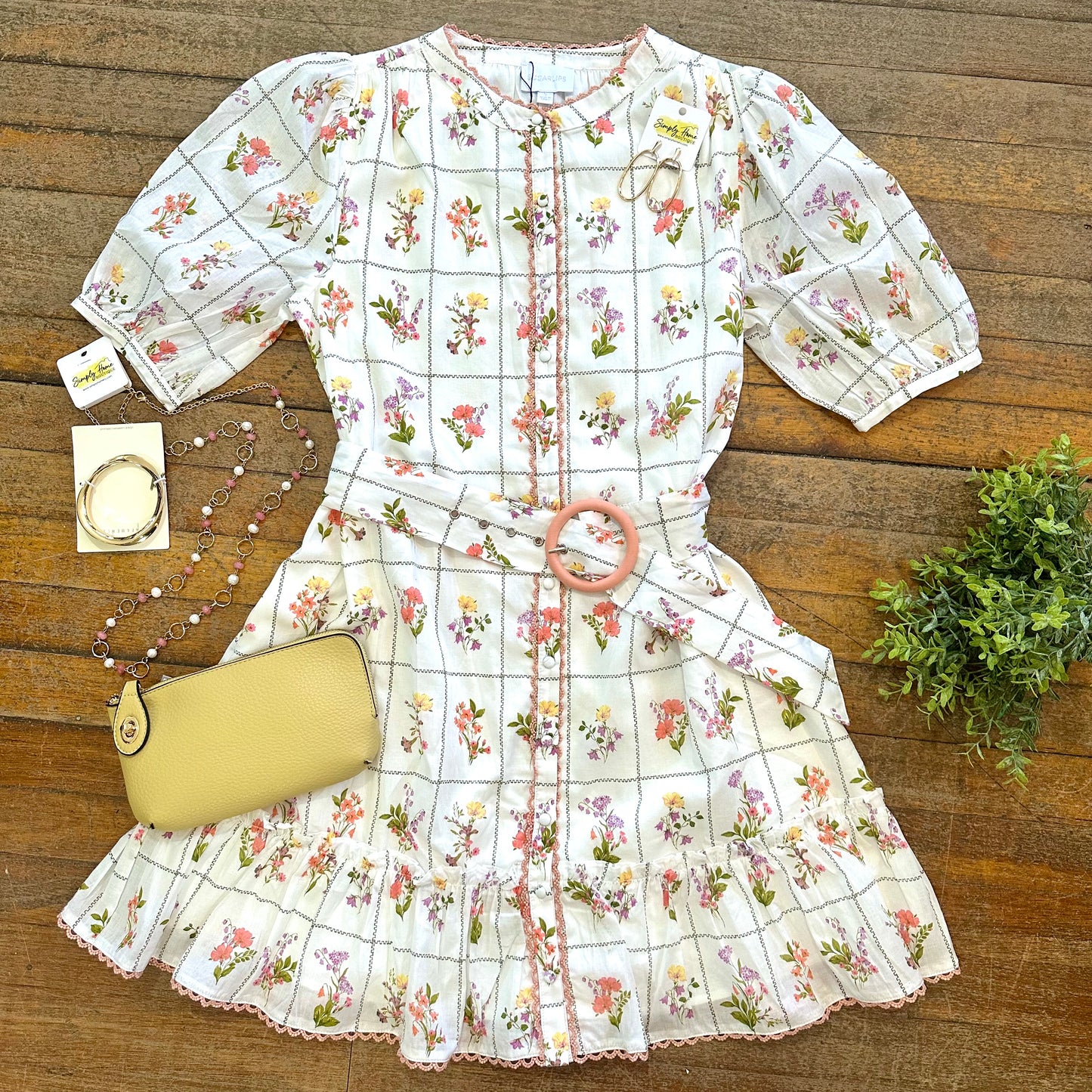 Floral Button Down Dress