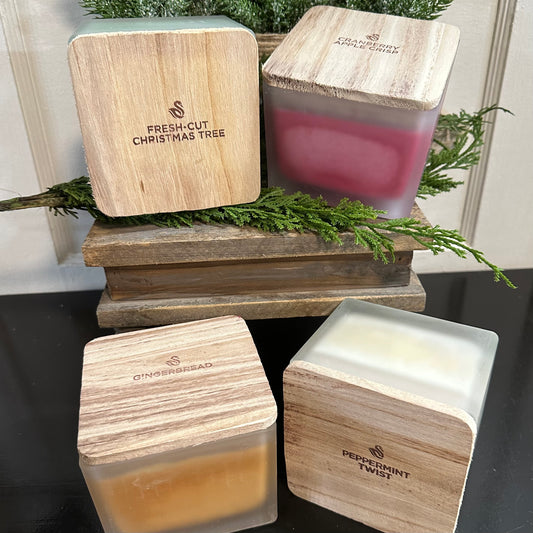 Swan Creek Frosted Glass Candle