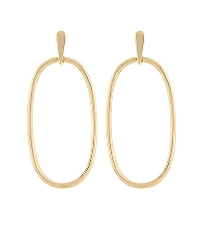 Oval Dangle Earrings