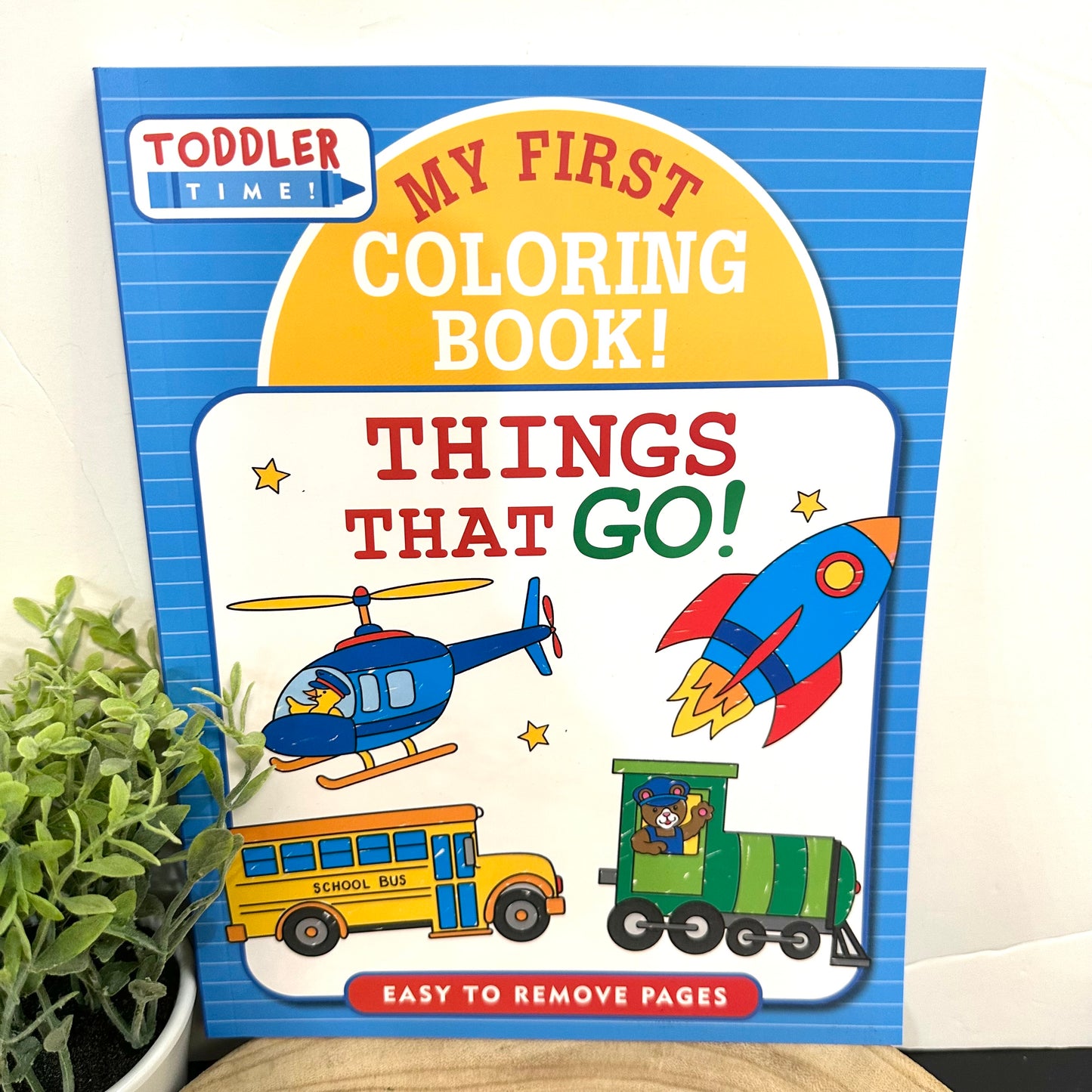 My First Coloring Book! Things That Go!