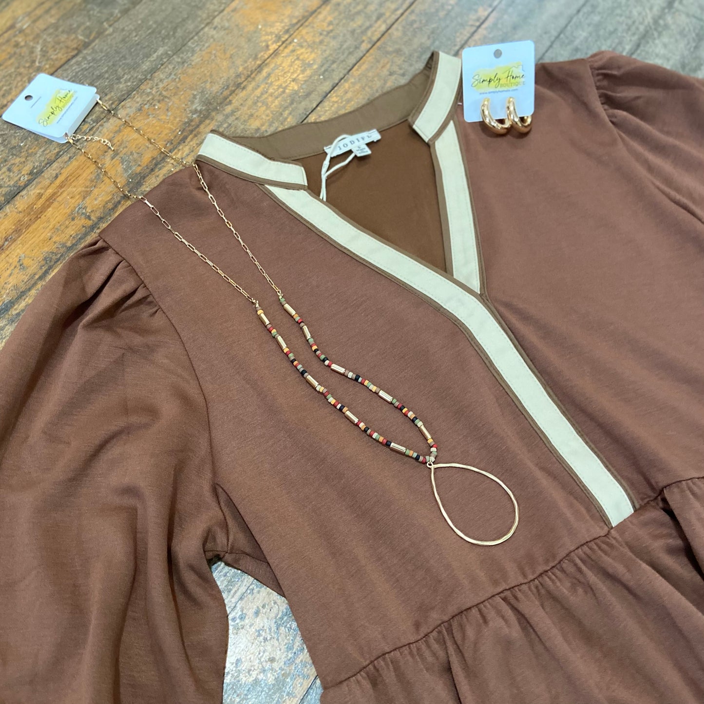 Mocha Midi Dress