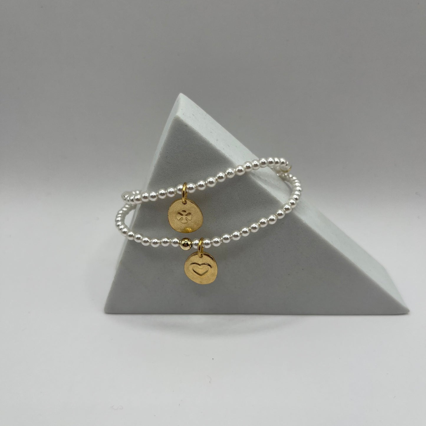 enewton Pearl 3mm Love Inspire Charm Bracelet