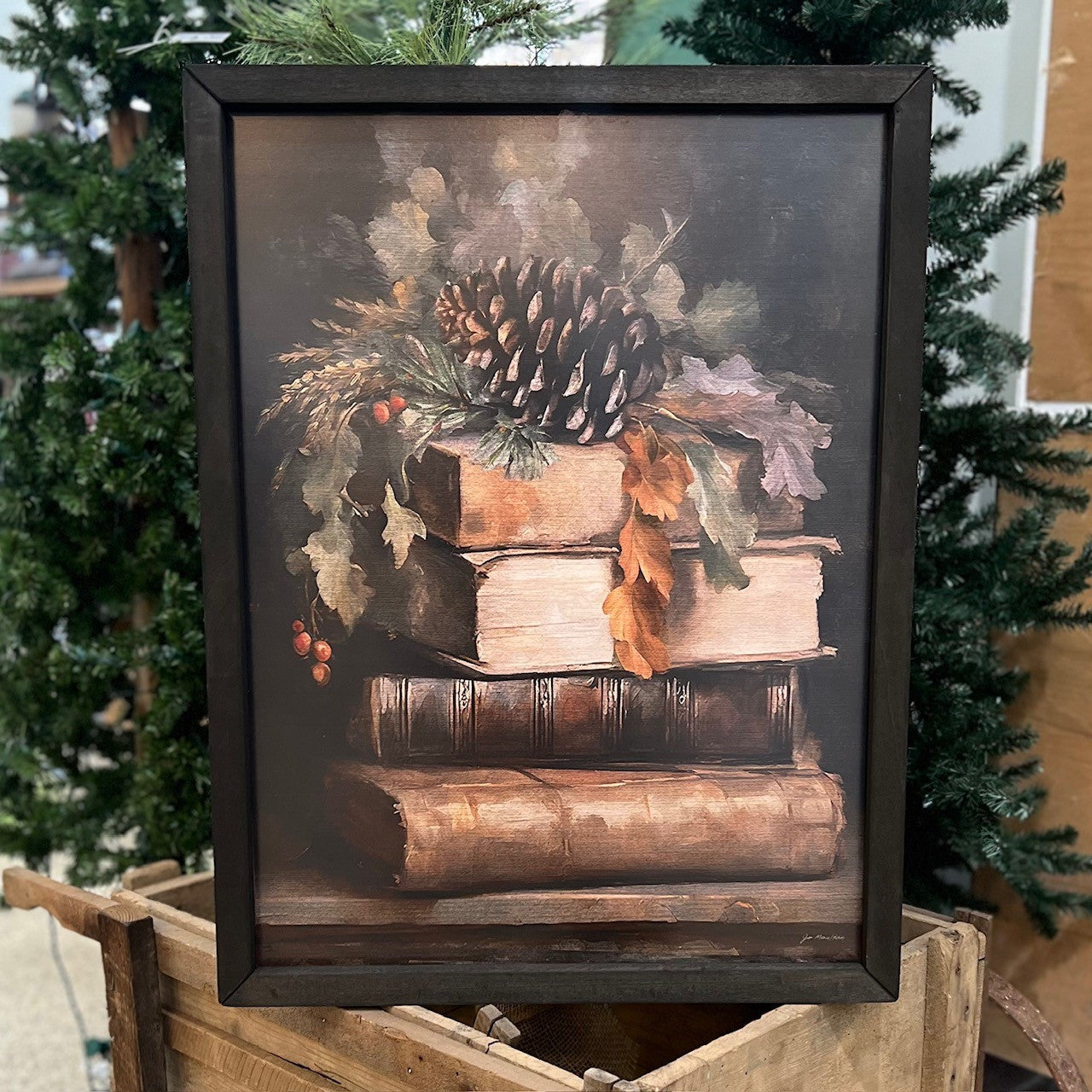 Pinecone Pages Box Frame