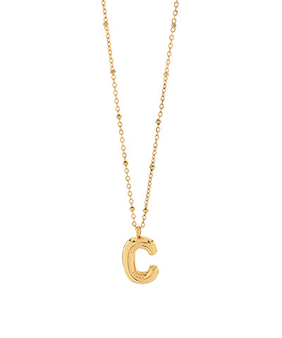 Balloon Initial Necklace