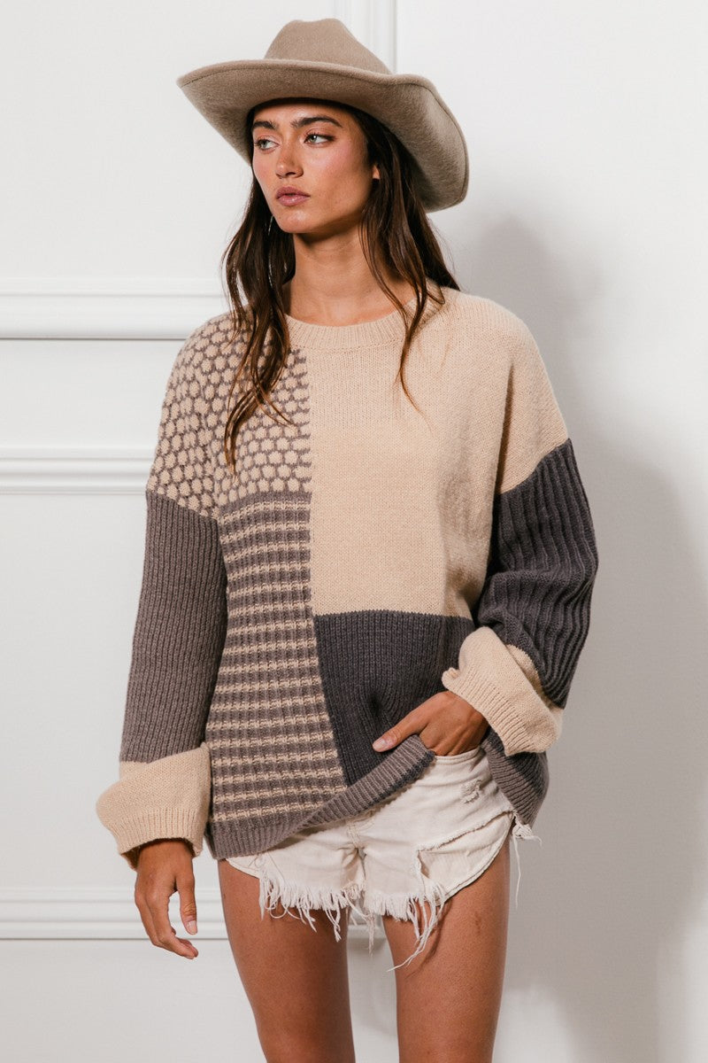 Pattern Block Sweater