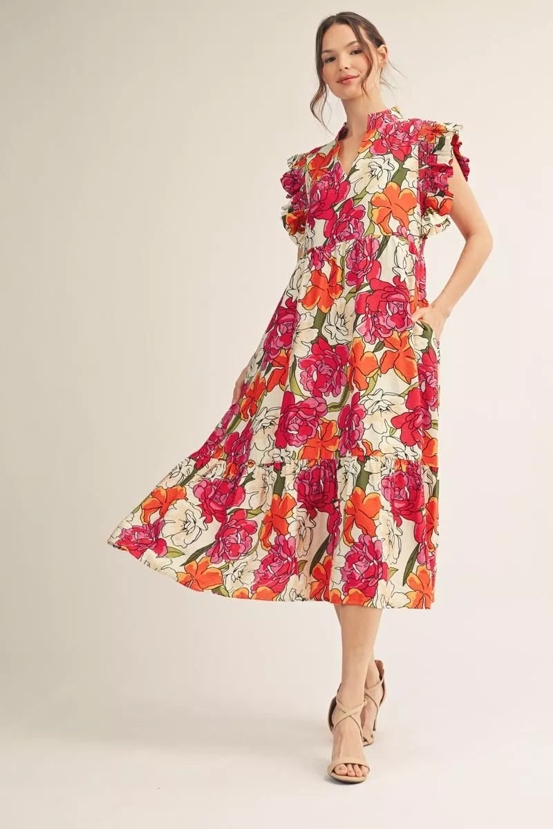 Floral Midi Dress
