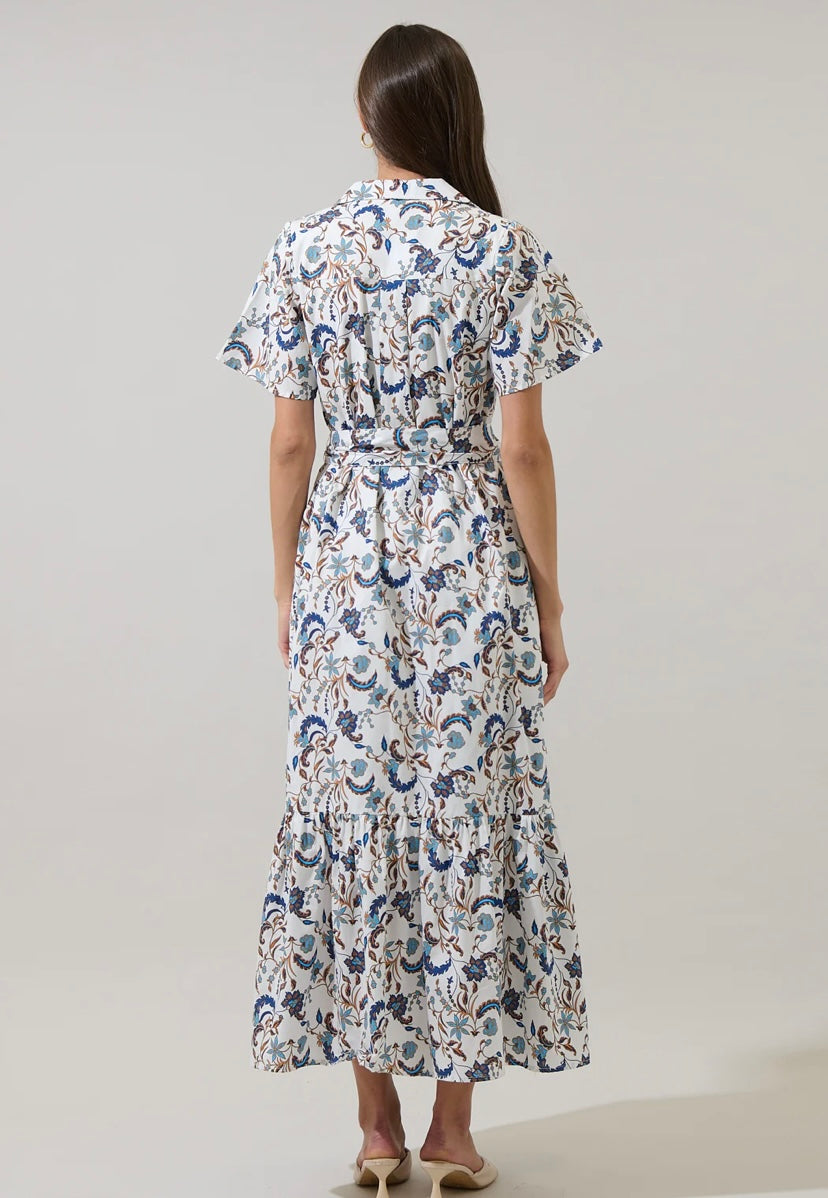 Floral Button Down Maxi