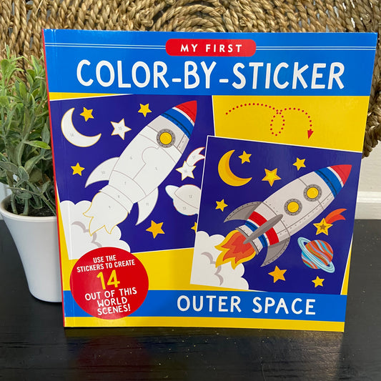 My First Color-By-Sticker Book- Outer Space