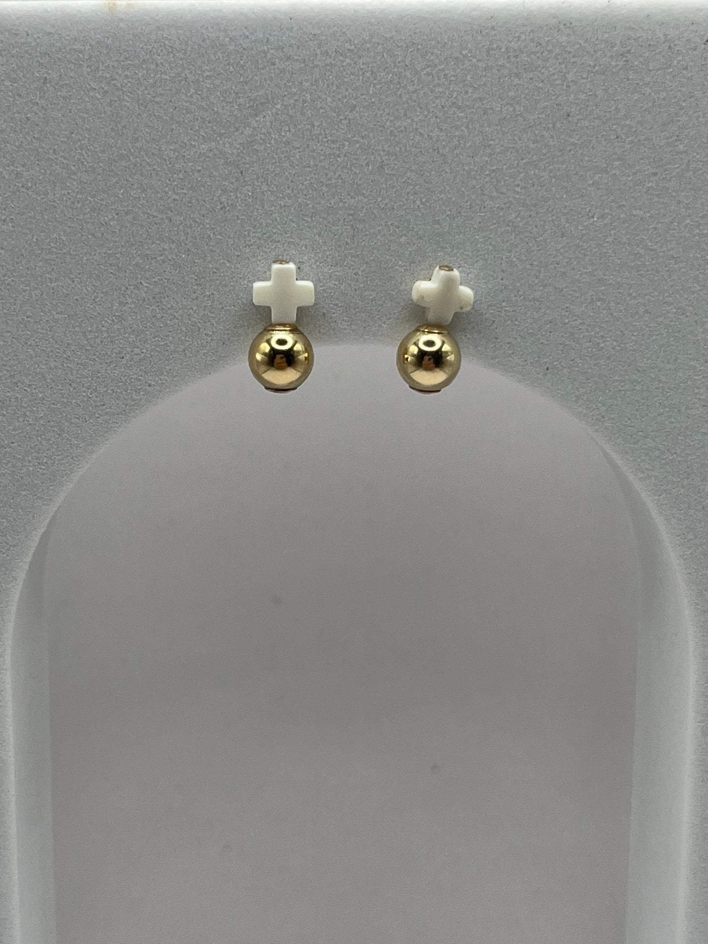 enewton Signature Cross Off White and Gold