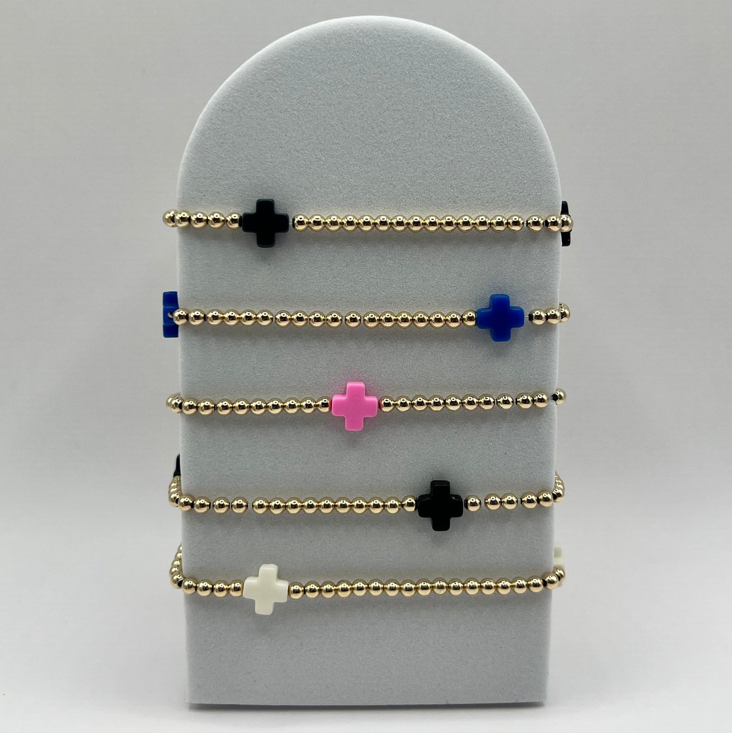enewton Extends 3mm Signature Cross Bracelet- Onyx