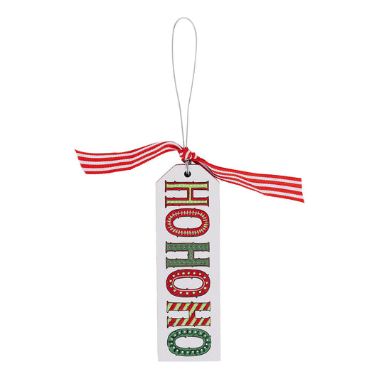 Ho Ho Ho Tag Ornament