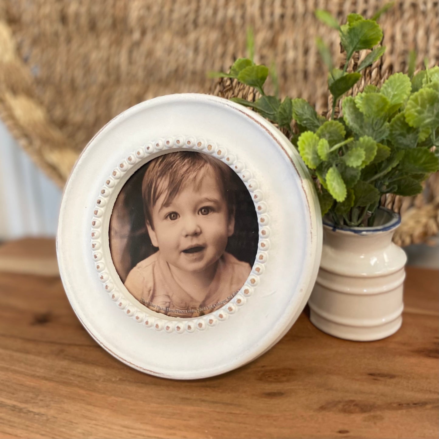 Round Beaded Frame