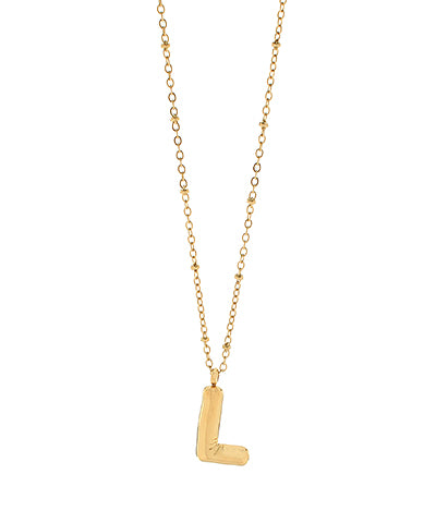 Balloon Initial Necklace
