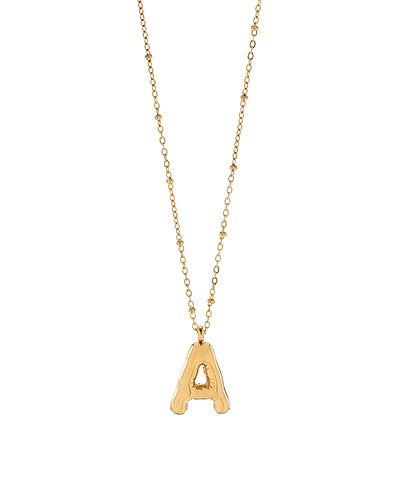 Balloon Initial Necklace