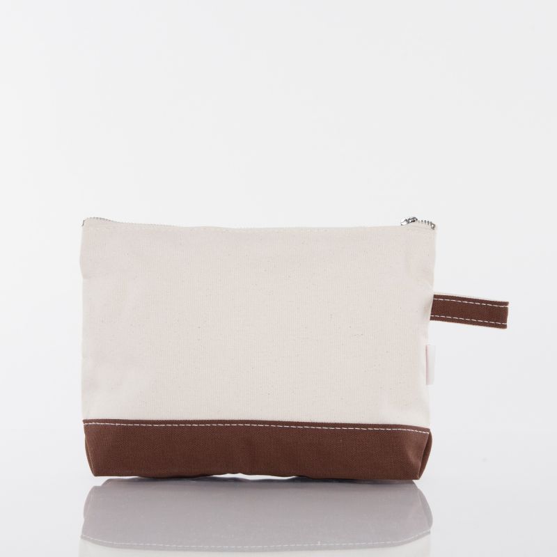 CB Station Brown Makeup Bag