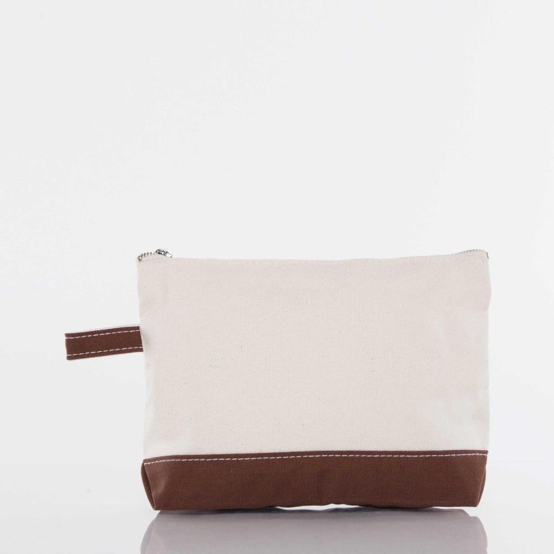 CB Station Brown Makeup Bag