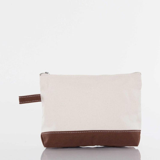 CB Station Brown Makeup Bag