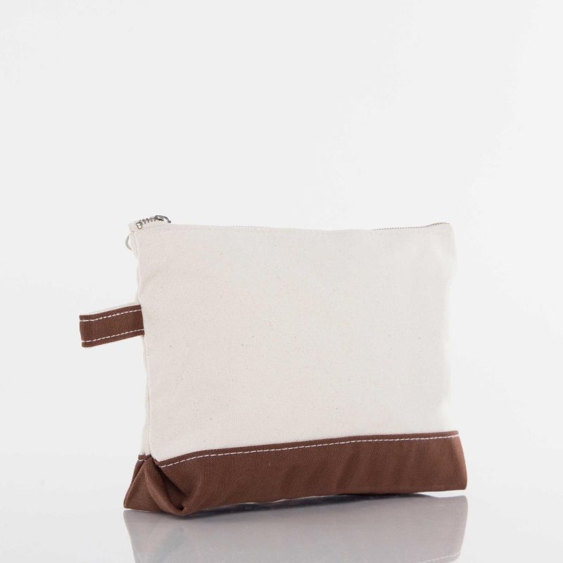 CB Station Brown Makeup Bag
