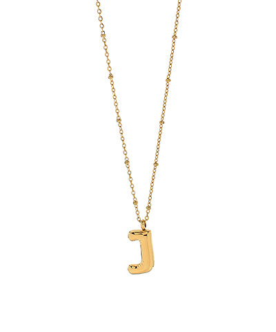 Balloon Initial Necklace