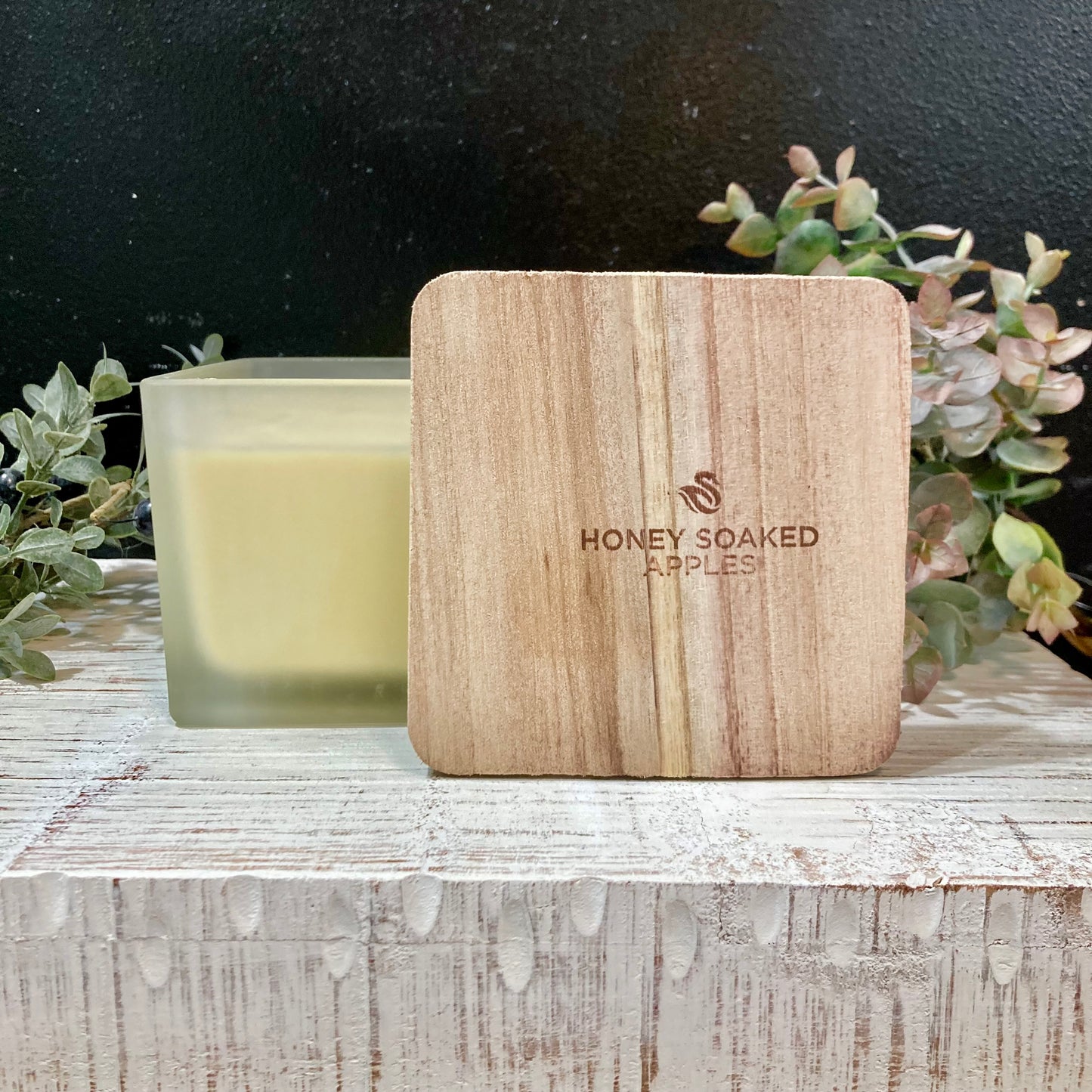 Swan Creek Frosted Glass Candle