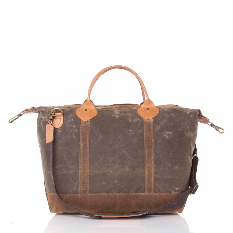 CB Station Waxed Canvas Weekender Bag