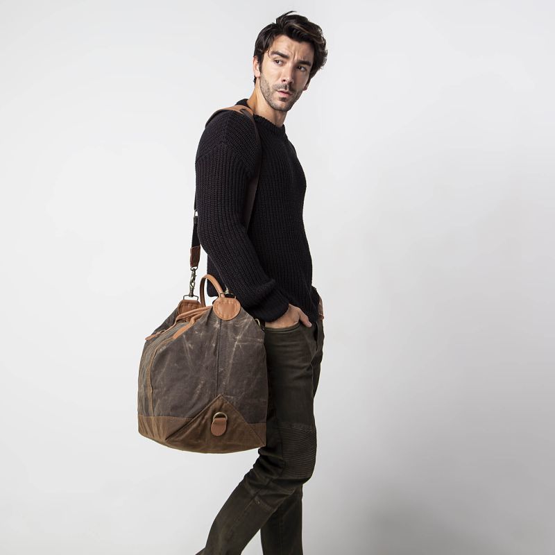CB Station Waxed Canvas Weekender Bag