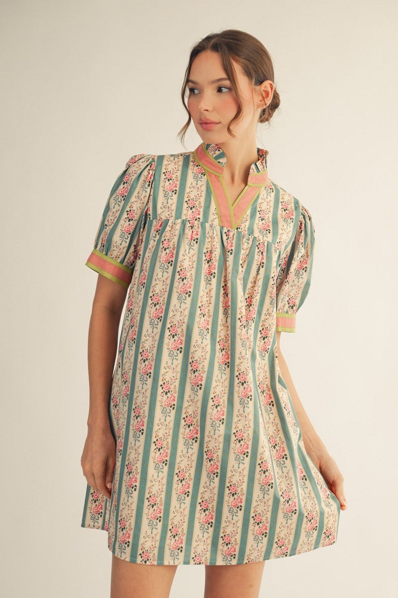 Floral Short Dress