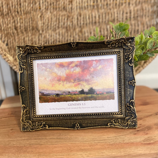 Heavens and Earth Framed Art