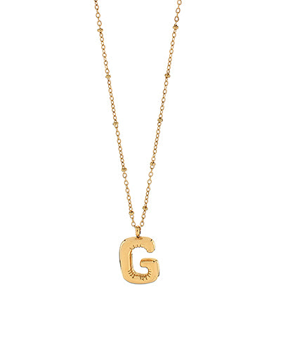 Balloon Initial Necklace