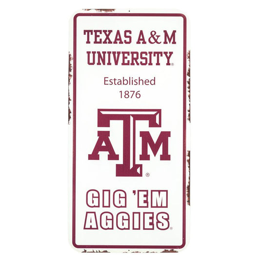 A&M Large Metal Sign