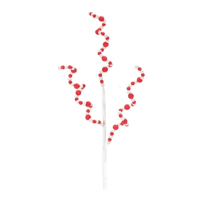 Red and White Bead Spray