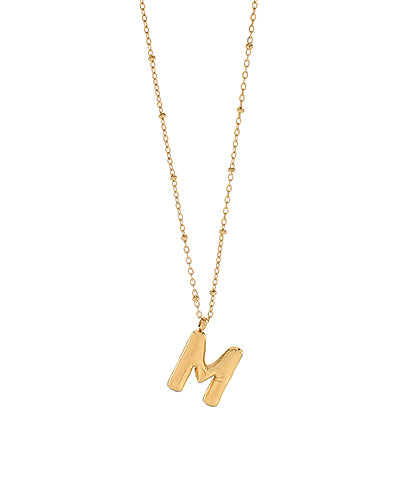 Balloon Initial Necklace