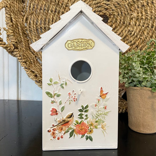 Metal Embossed Birdhouse