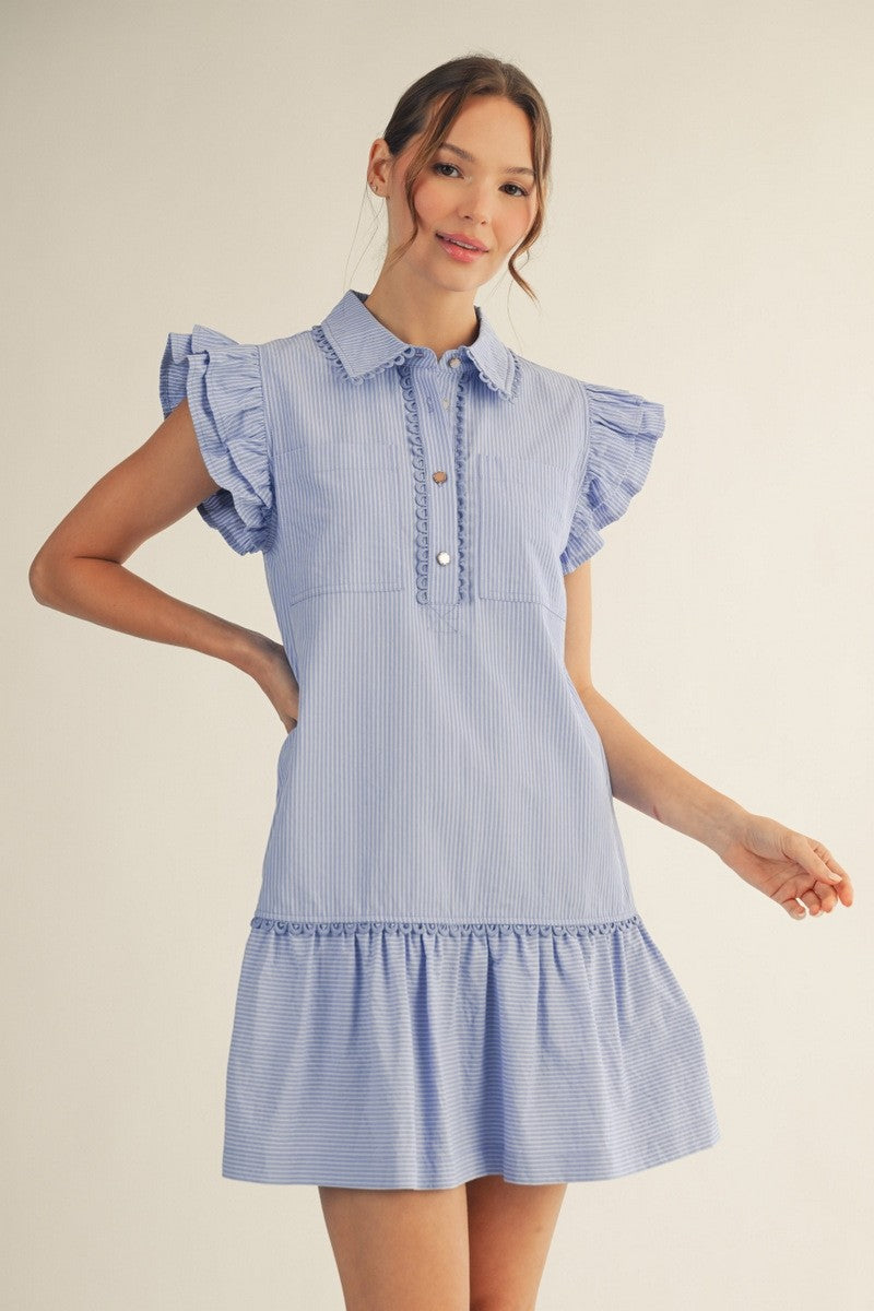Pinstripe Dress