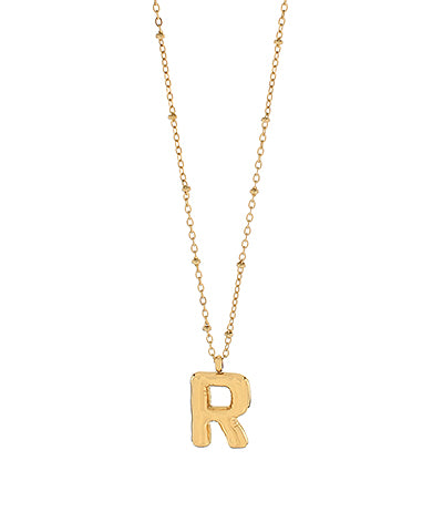 Balloon Initial Necklace