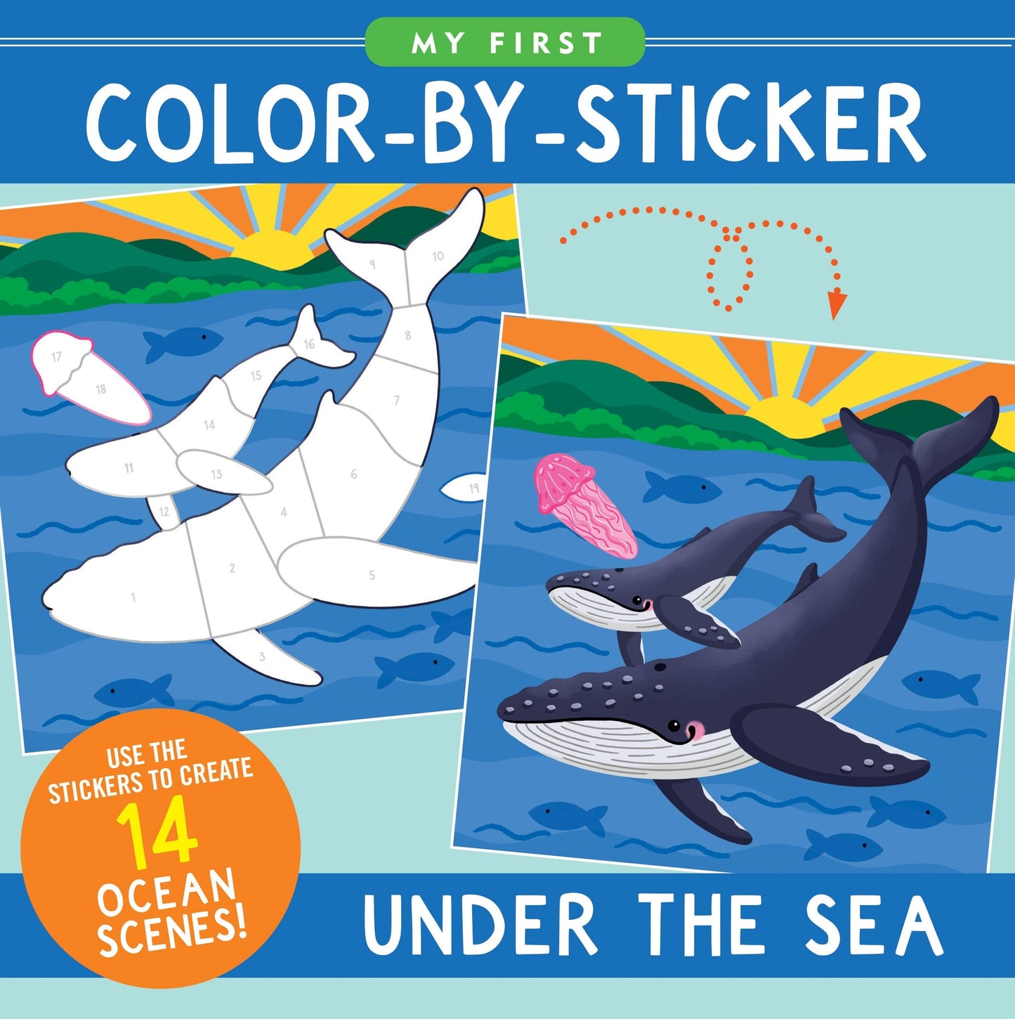My First Color-By-Sticker Book- Under the Sea