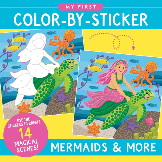 My First Color-by-Sticker Book- Mermaids & More
